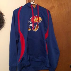 KU mens hoodie with pockets